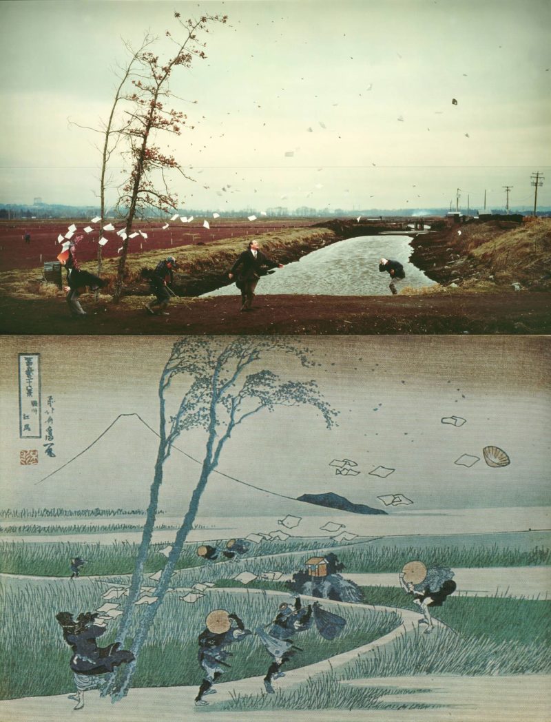 Jeff Wall – A Sudden Gust of Wind (after Hokusai), 1993 - Katsushika Hokusai – Suruga Ejiri