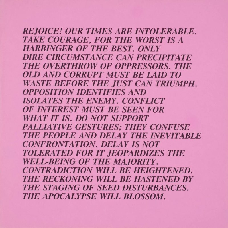 Jenny Holzer - Inflammatory Essays, 1979–81, poster, dimensions variable