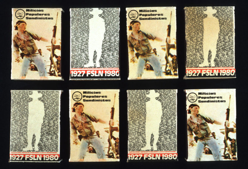 Molotov Man by Susan Meiselas used in FSLN posters