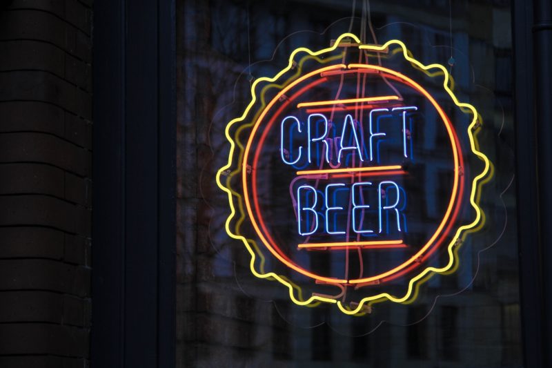 Neon beer sign