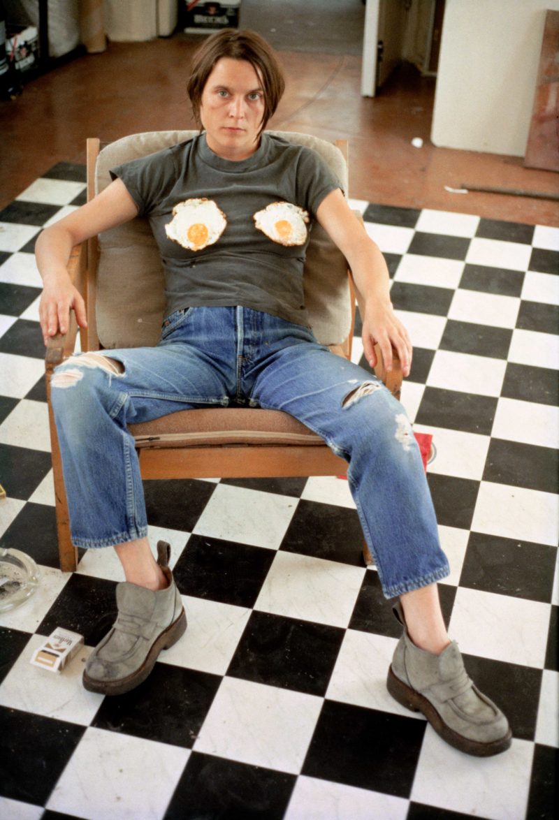 Sarah Lucas - Self Portrait with Fried Eggs. 1996