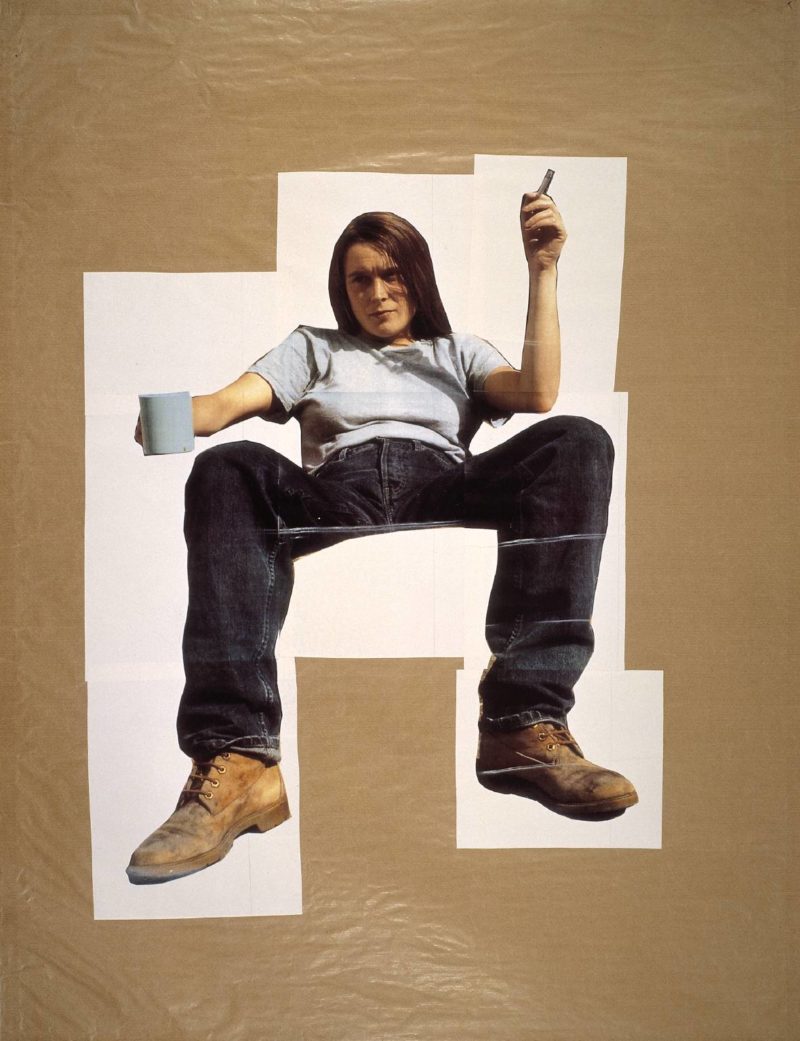 Sarah Lucas - Self Portrait with Mug of Tea, 1993