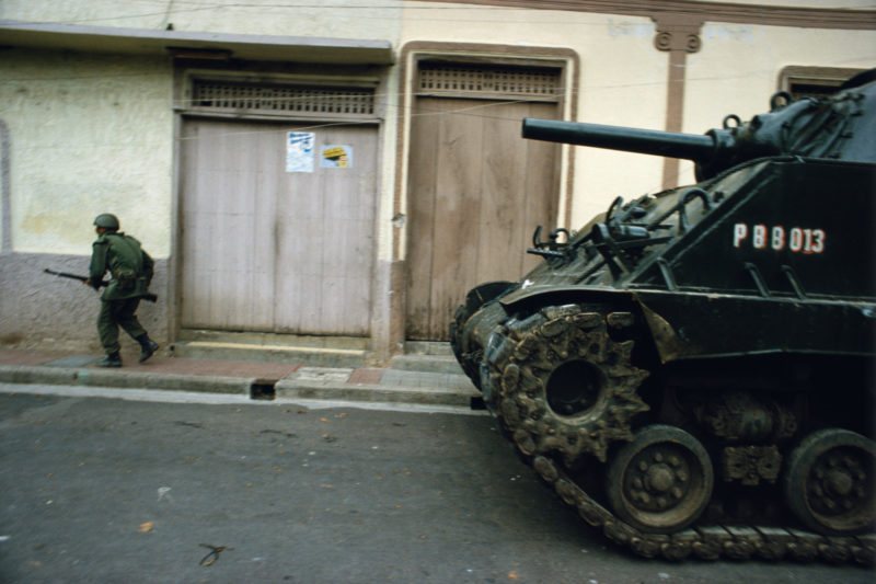 Susan Meiselas - The National Guard entering Esteli, Nicaragua