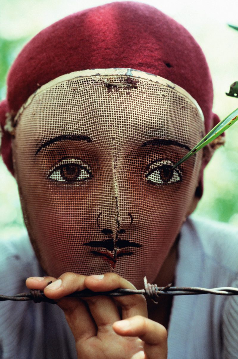 Susan Meiselas - Traditional mask used in the popular insurrection, Monimbo, Nicaragua, 1978