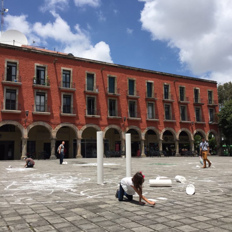 Allora & Calzadilla - Chalk, the Plaza de los Caudillos, Zapopan Art Museum, Zapopan, Mexico, 2016