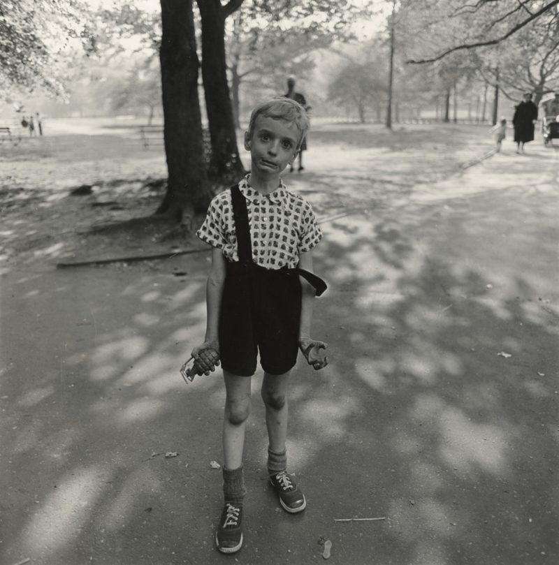 Diane Arbus - Child With a Toy Hand Grenade in Central Park, N.Y.C., 1962