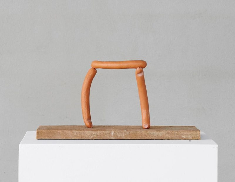 Erwin Wurm - Arch (abstract sculptures), 2013, bronze, paint, wood, 22 x 42.5 x 14 cm (8.66 x 16.73 x 5.51 in.)