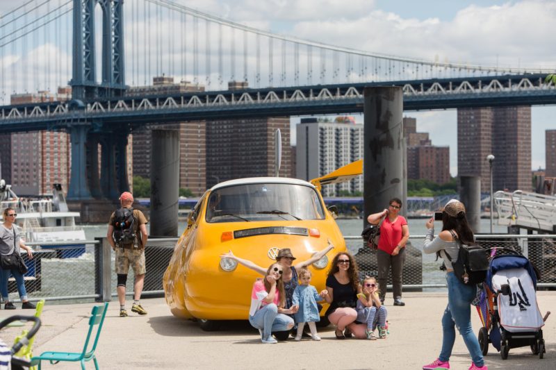 Erwin Wurm - Hot Dog Bus, 2018, VW T2b and mixed media, 220 x 250 x 550 cm (86.6 x 98.4 x 216.5 in.)