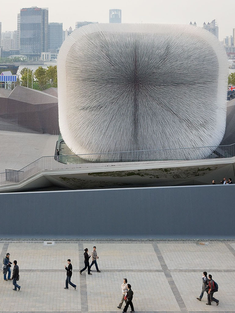 This was Thomas Heatherwick’s UK Pavilion in Shanghai