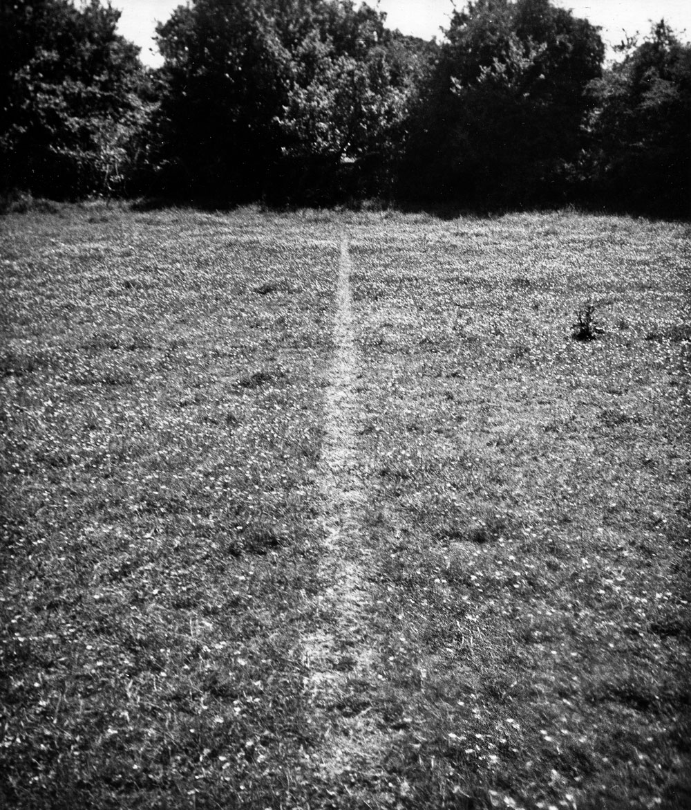 Artist Richard Long's groundbreaking A line made by walking