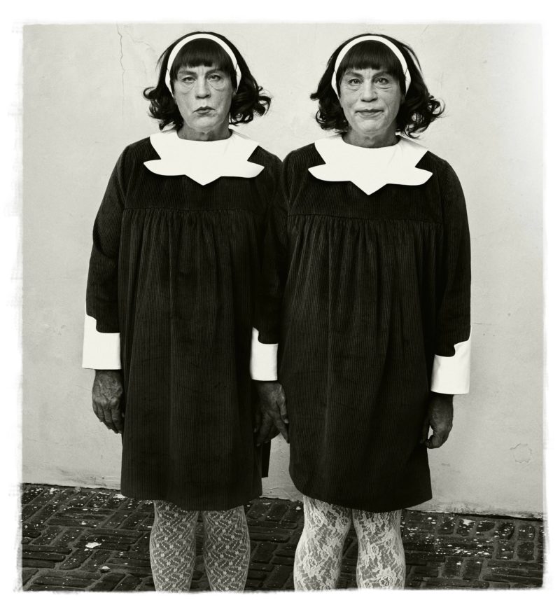 Sandro Miller - Diane Arbus _ Identical Twins, Roselle, New Jersey (1967), 2014, John Malkovich