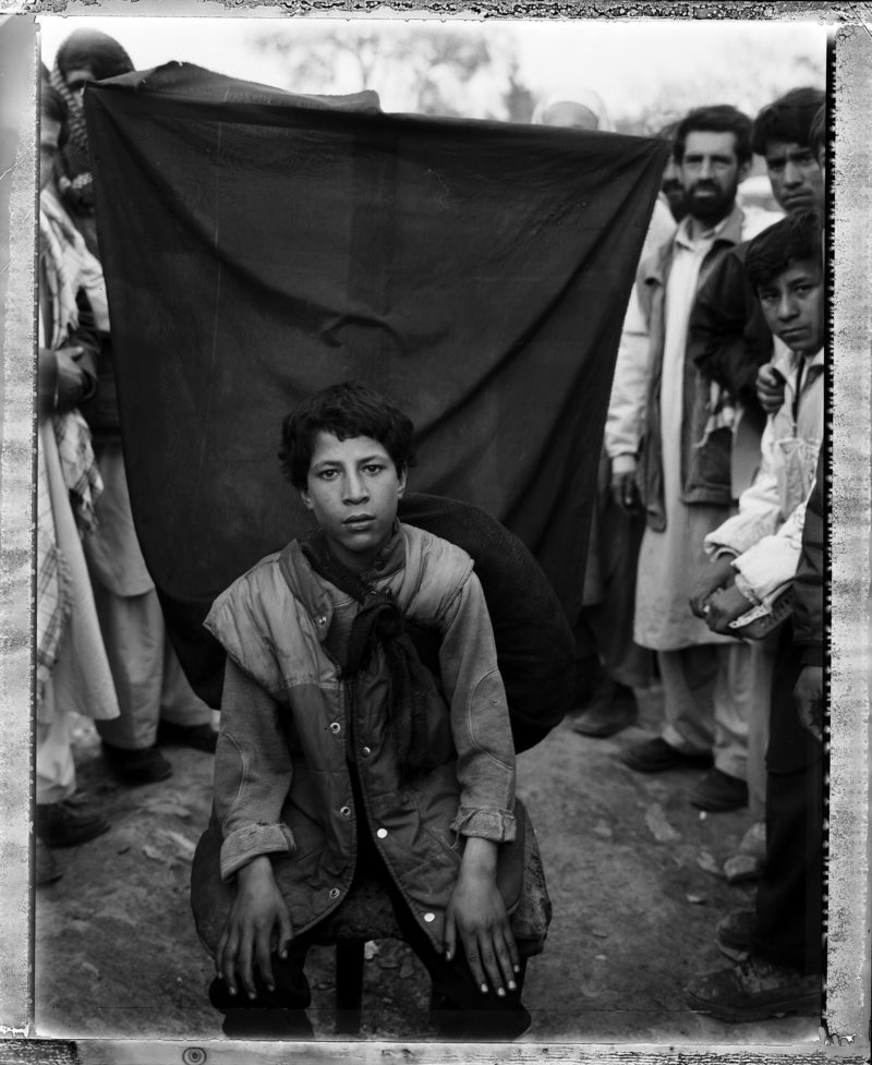 Stephen Dupont - An anonymous portrait on the streets of Kabul, Afghanistan, 2006.