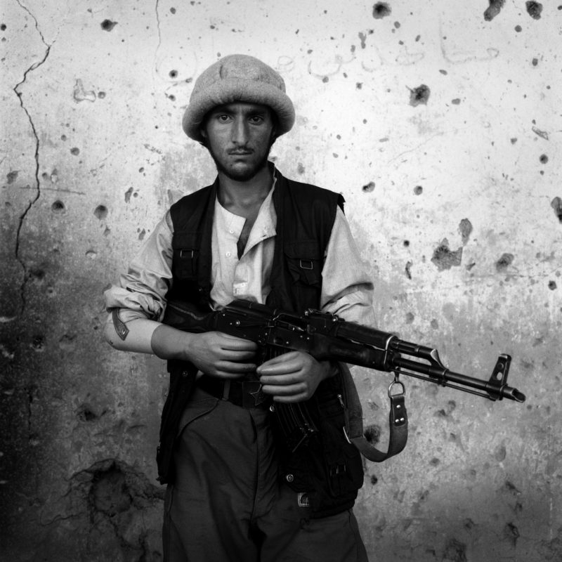 Stephen Dupont - Northern Alliance soldiier, Bagram, Afghanistan, 1998