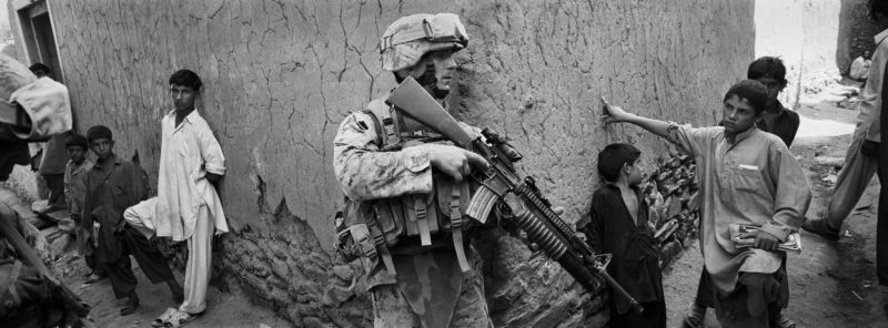 Stephen Dupont - US marines on patrol in Asadabad, Kunar Province, Afghanistan, 2005