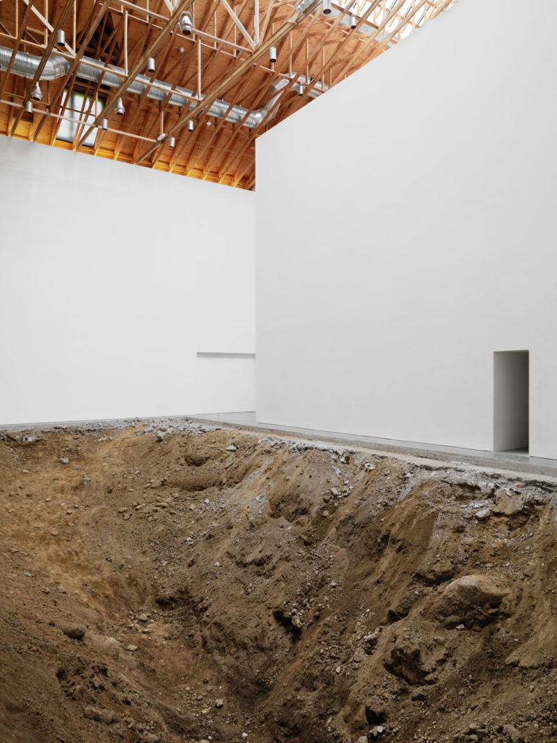 Urs Fischer - You, 2007, excavation, gallery space, 1:3 scale replica of main gallery space, dimensions variable, The Brant Foundation, 2011