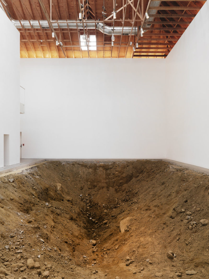 Urs Fischer - You, 2007, excavation, gallery space, 1:3 scale replica of main gallery space, dimensions variable, The Brant Foundation, 2011