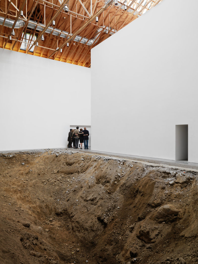 Urs Fischer - You, 2007, excavation, gallery space, 1:3 scale replica of main gallery space, dimensions variable, The Brant Foundation, 2011