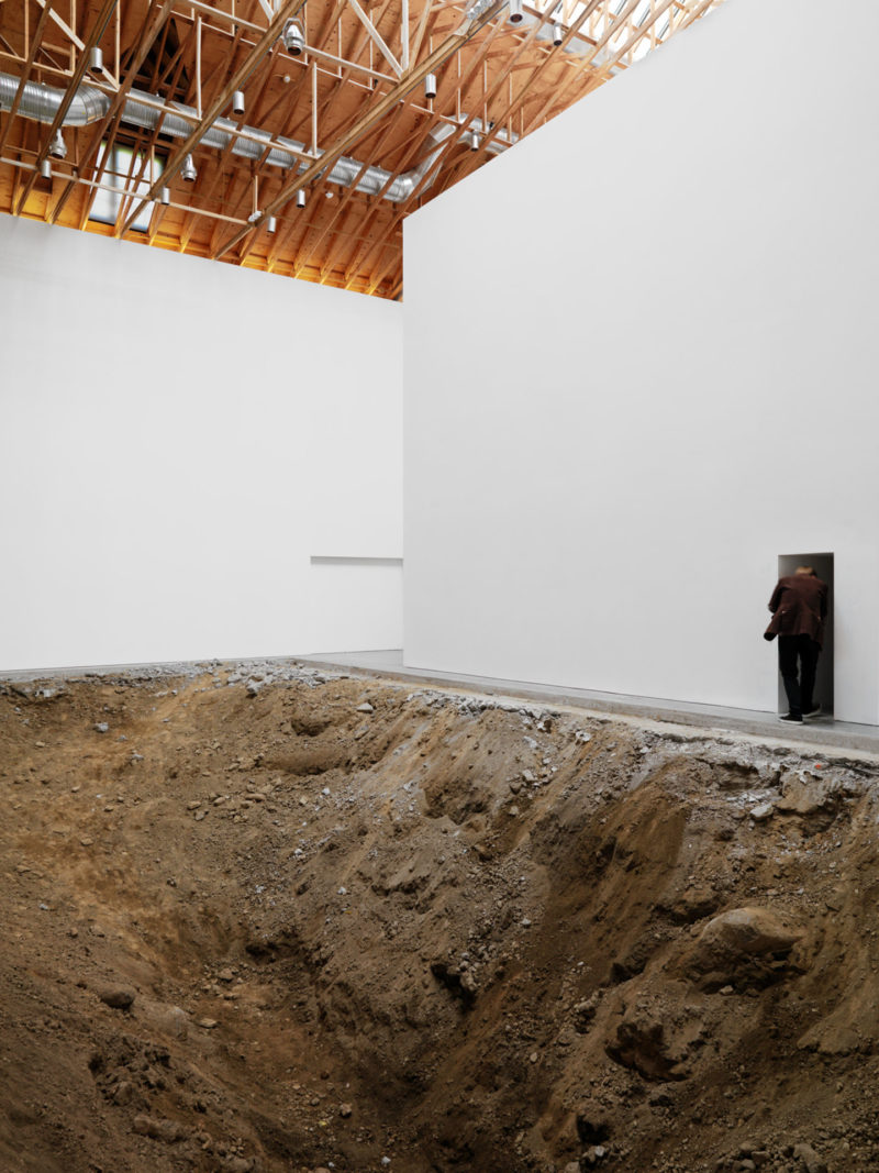 Urs Fischer - You, 2007, excavation, gallery space, 1:3 scale replica of main gallery space, dimensions variable, The Brant Foundation, 2011