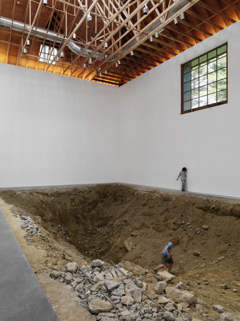 Urs Fischer - You, 2007, excavation, gallery space, 1:3 scale replica of main gallery space, dimensions variable, The Brant Foundation, 2011