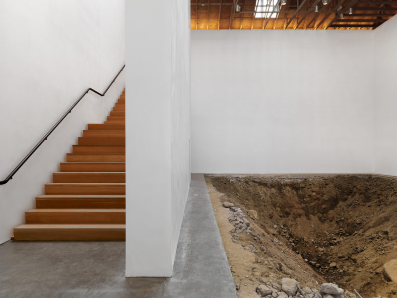 Urs Fischer - You, 2007, excavation, gallery space, 1:3 scale replica of main gallery space, dimensions variable, The Brant Foundation, 2011