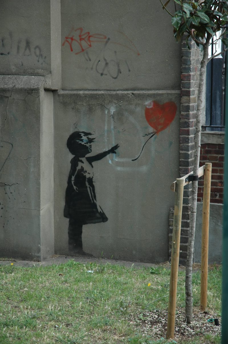 Banksy - Girl With Balloon, Shoreditch
