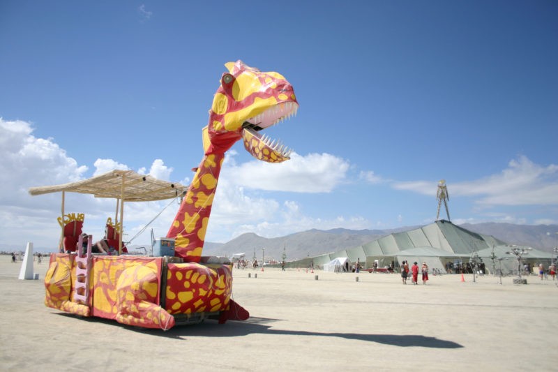 Dinosaur Art Car, Burning Man
