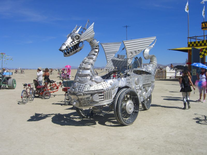 Dragon vehicle, Burning Man, 2010