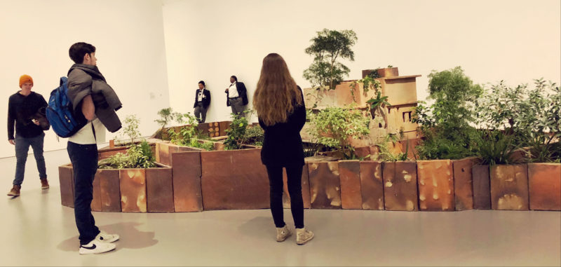 Huang Yongping - Abbottabad, 2013, ceramic, soil, and plants, installation view, Hirshhorn Museum and Sculpture Garden, 2018