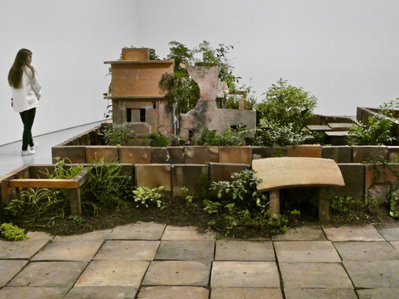 Huang Yongping - Abbottabad, 2013, ceramic, soil, and plants, installation view, Hirshhorn Museum and Sculpture Garden, 2018