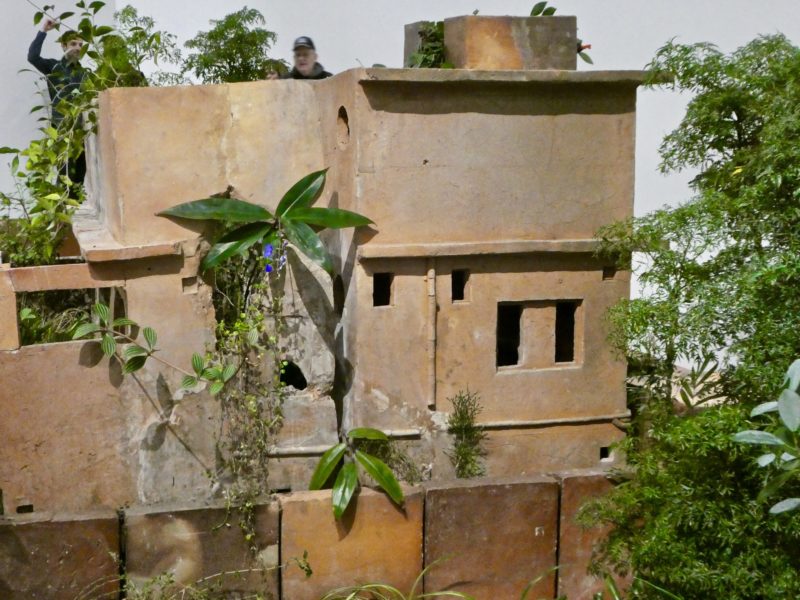 Huang Yongping - Abbottabad, 2013, ceramic, soil, and plants, installation view, Hirshhorn Museum and Sculpture Garden, 2018