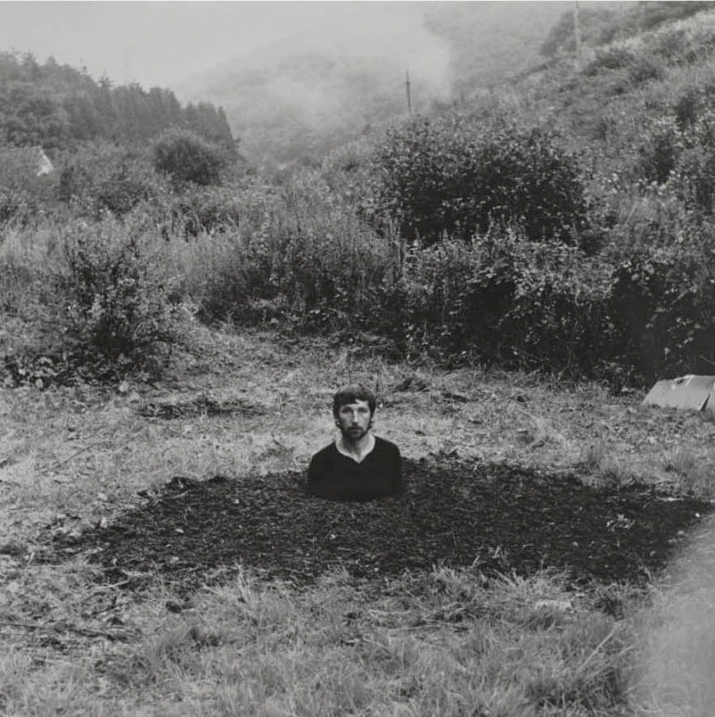 Keith Arnatt - Self-Burial (Television Interference Project), 1969