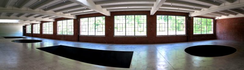 Michael Heizer – North, East, South, West, 1967/2002, installation view, Dia Art Foundation