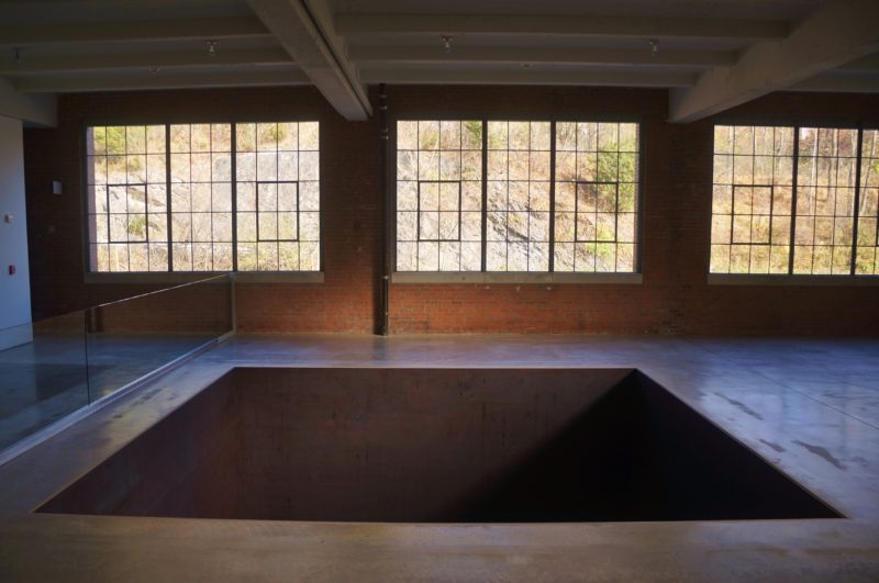Michael Heizer – North, East, South, West, 1967:2002, installation view, Dia Art Foundation.