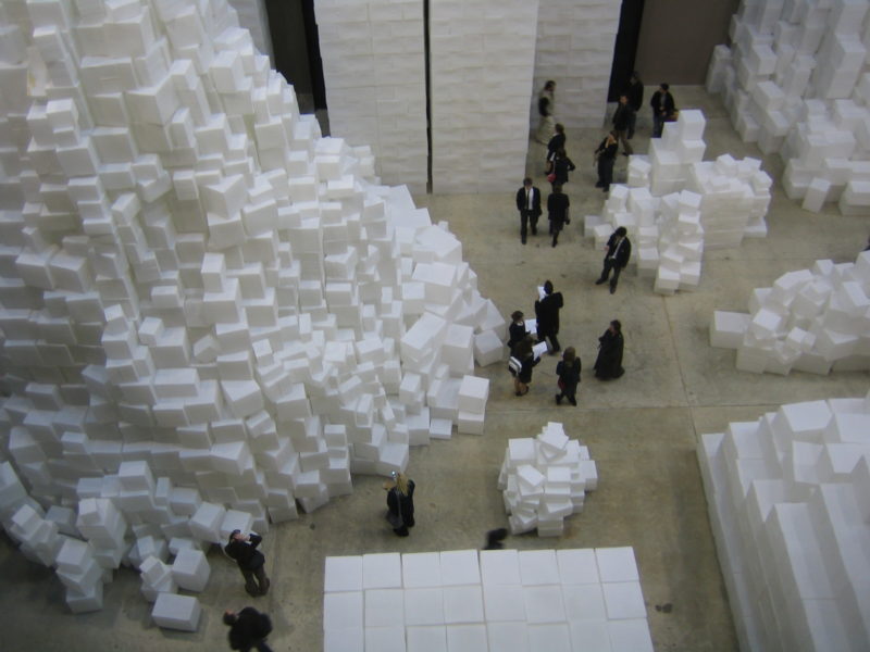Rachel Whiteread - Embankment, 2005, 14000 translucent, white polyethylene boxes, Tate Modern, 11 October 2005 – 1 May 2006