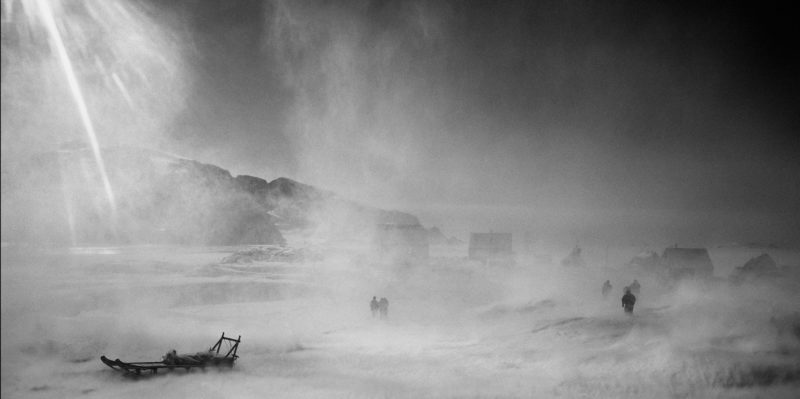 Ragnar Axelsson - Last Days of the Arctic - A piteraq storm in the village of Sermiliqaq on the east coast of Greenland