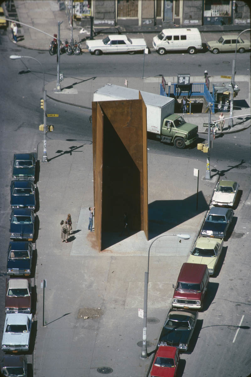 Richard Serra - T.W.U., 1980-1981, Downtown Manhattan, New York