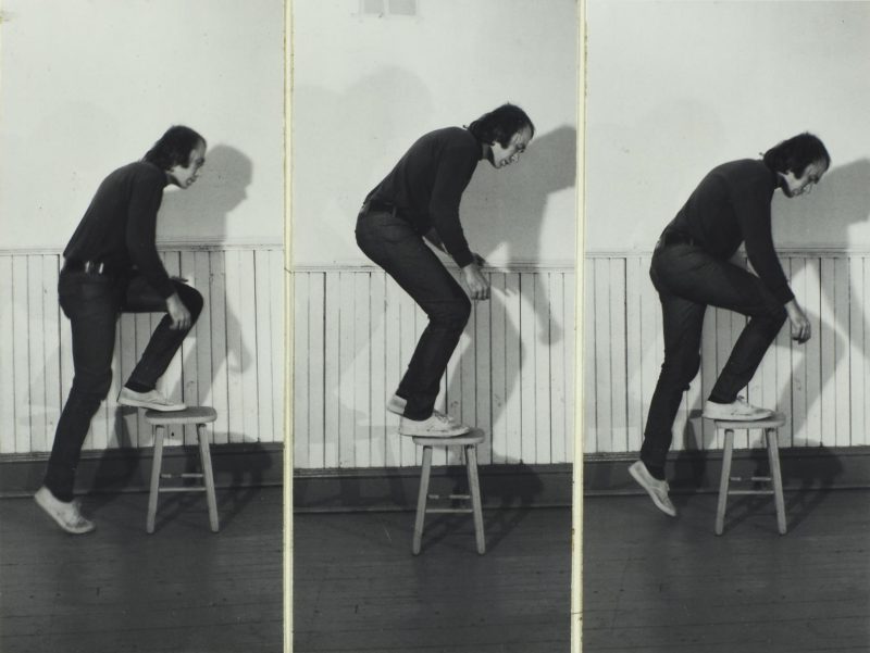 Vito Acconci - Step Piece, 1970