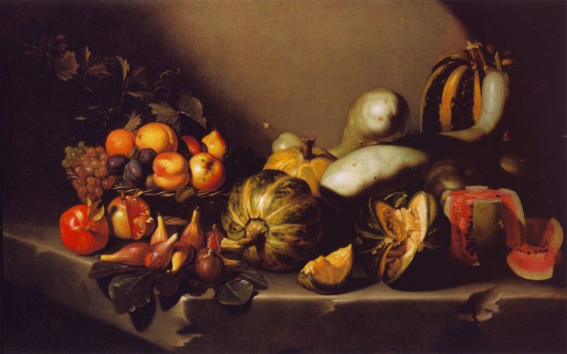 Caravaggio (attributed) - circa 1605-1610, oil on canvas, 87.2 cm x 135.4 cm (34.3 in x 53.3 in)