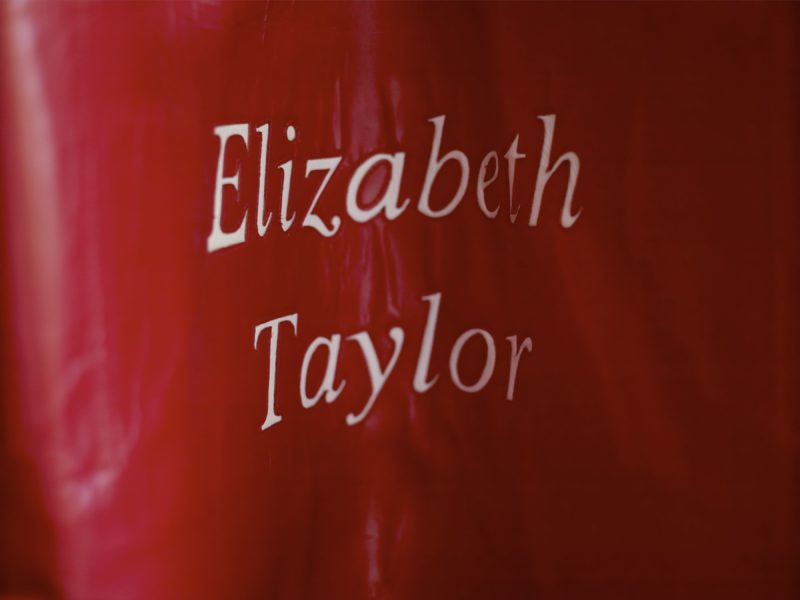 Catherine Opie – Red Directors Chair, from 700 Nimes Road, Elizabeth Taylor's home