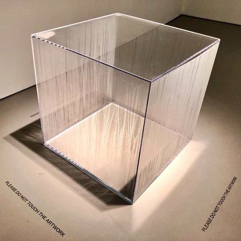 Hans Haacke – Condensation Cube, 1963–1965:2006, Plexiglass and water, 76 x 76 x 76 cm