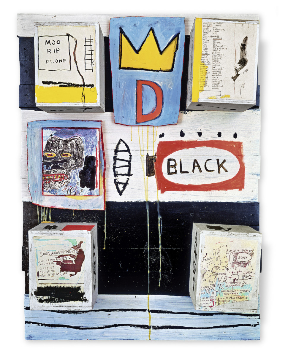 What does the crown in Basquiat’s paintings mean?