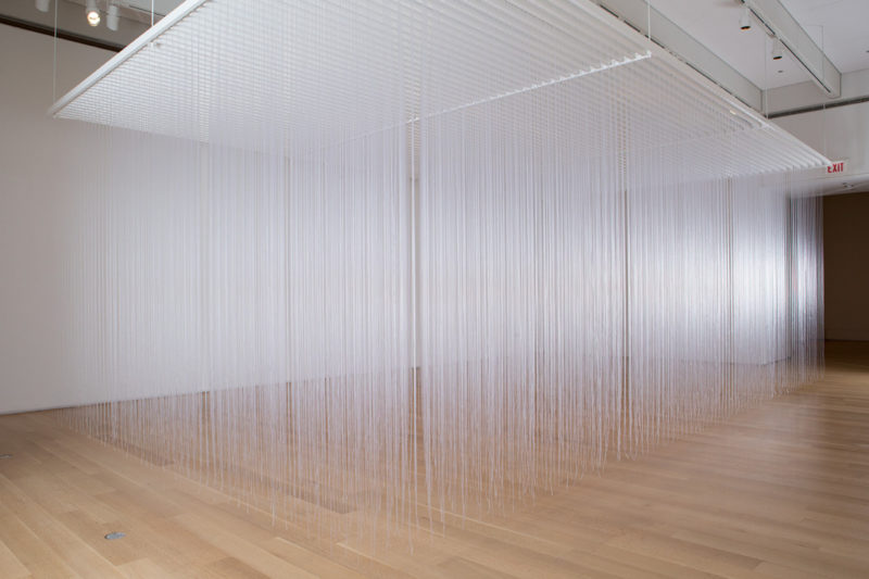 Jesus Rafael Soto - Penetrable de Chicago, installation view, Museum of Contemporary Art Chicago Chicago, USA, 2014