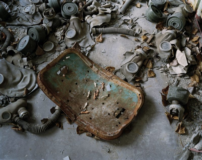 Nadav Kander - Gas Masks, Pripyat, 2004