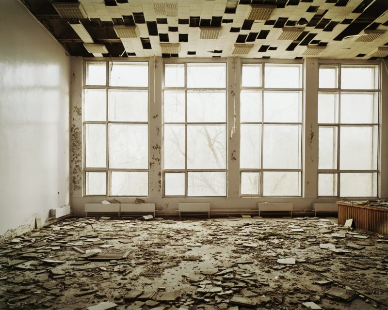 Nadav Kander - Hospital Assembly Room, Pripyat, 2004