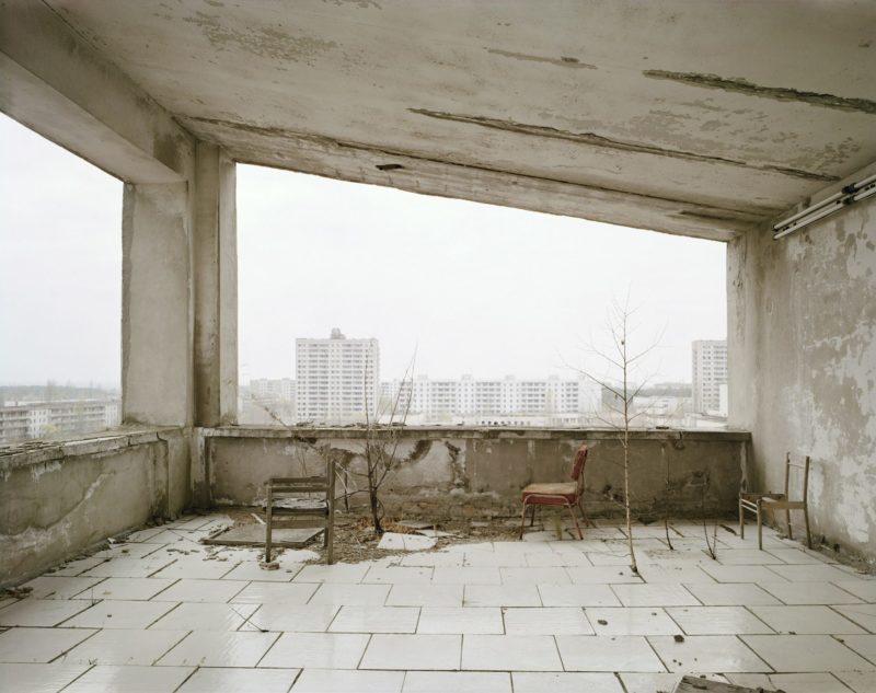 Nadav Kander - Hotel Polissya Rooftop Cafe, Pripyat, 2004
