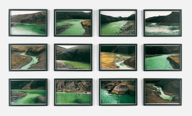 Olafur Eliasson - The green river series, 1998, The Menil Collection, Houston, 2004