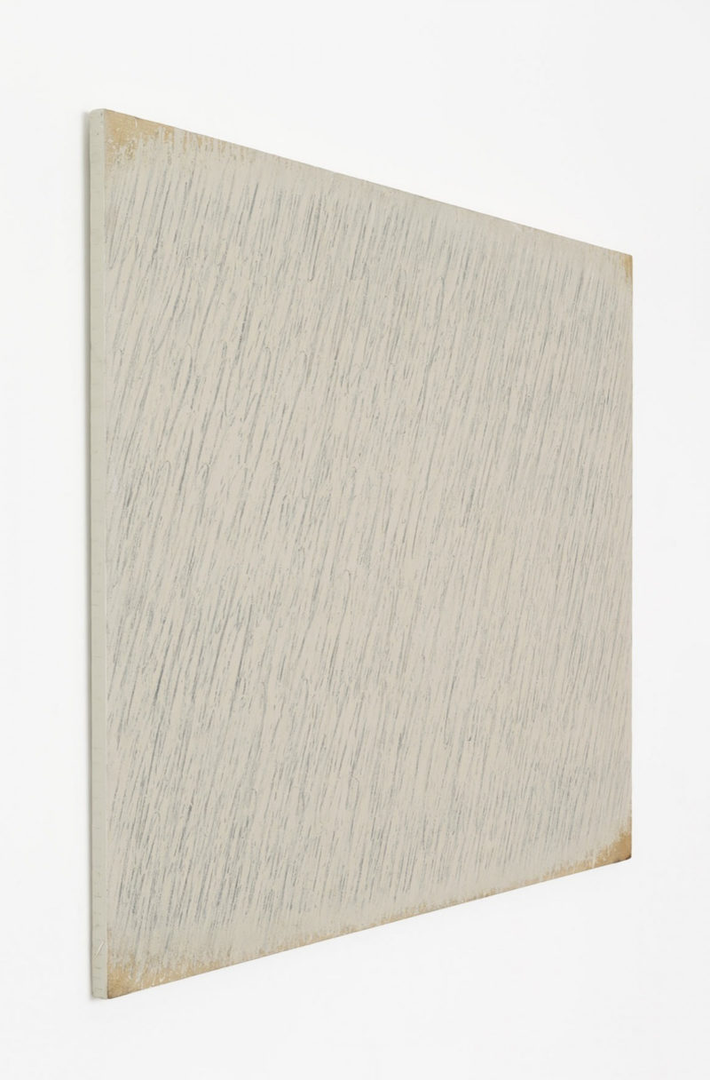 Park Seo-Bo - Ecriture No. 10-78, 1978, pencil, oil on canvas, 130 x 162 cm (51 1/8 x 63 3/4 in)