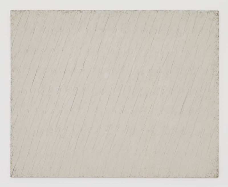 Park Seo-Bo - Ecriture No. 11-81, 1981, pencil and oil on canvas, 130 x 162 cm (51.2 x 63.8 in)