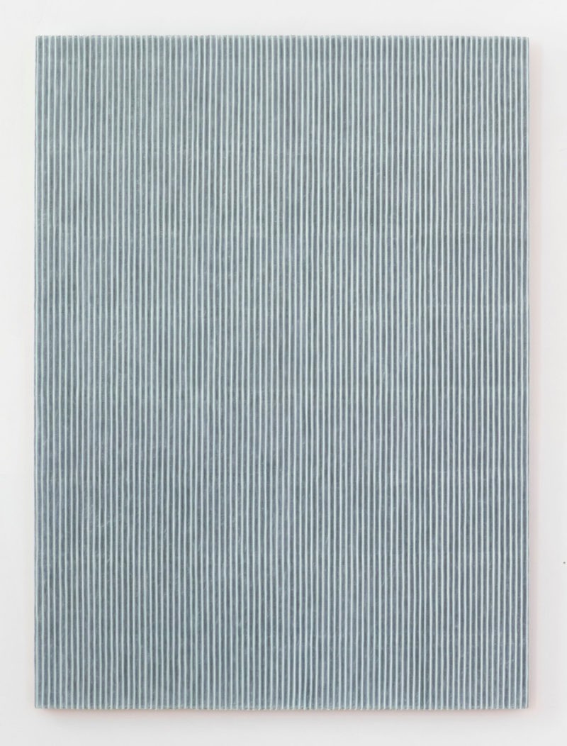 Park Seo-Bo - Ecriture No. 130521, 2013 Acrylic with Korean Hanji paper on canvas, 230 x 170 cm (90 1/2 x 67 in)