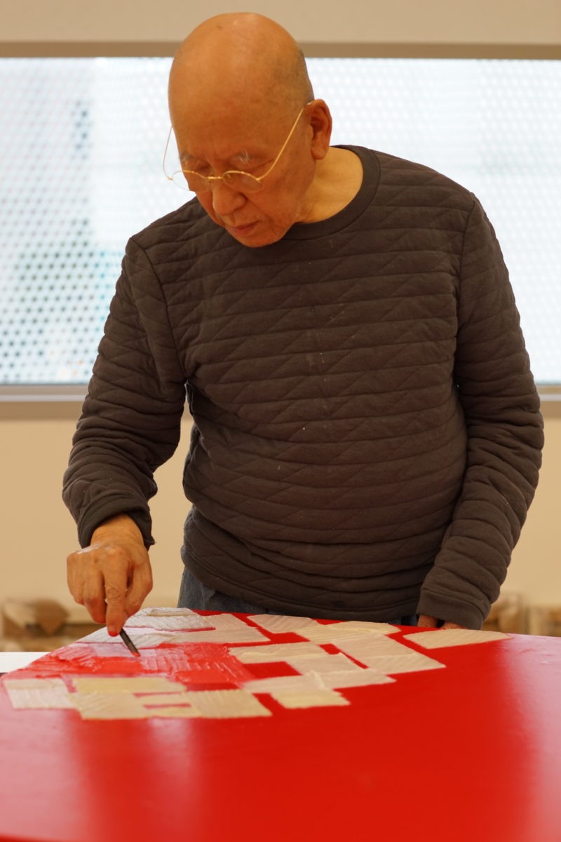 Park Seo-Bo in Seoul in February 2019 at 88 years old